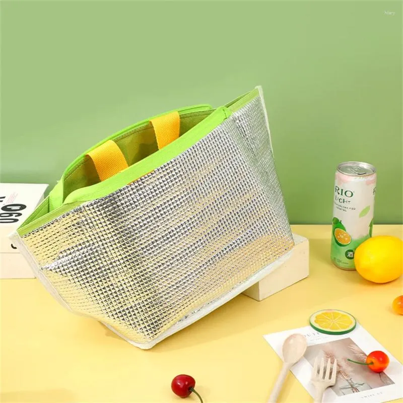 Dinnerware Bento Box Pu Waterproof Thickening Insulation Package Student Office Workers Bring Rice Bags Lunch Bag