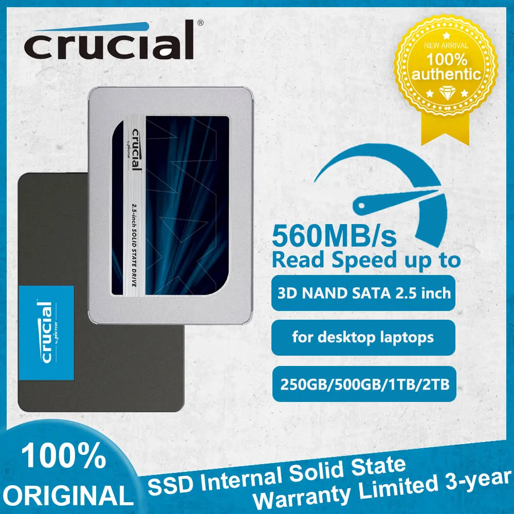 Crucial MX500 BX500 internal ssd drive Internal Solid State Drive 