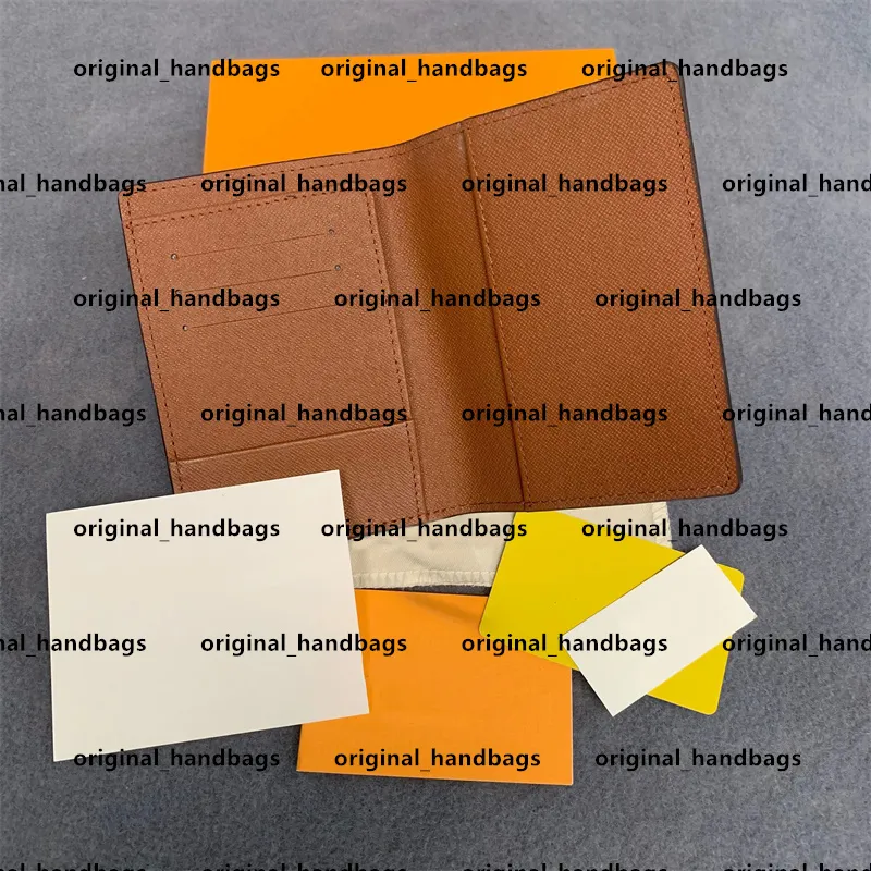 39l Original_handbags와 함께 Box Mens 여권 지갑 남성 카드 홀더 가죽 여성 지갑 커버 여권 카르테이라 남성