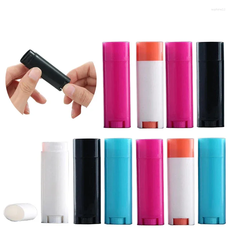 Garrafas de armazenamento 50/80pcs 5ml Tubos de lábios vazios Lipstick recipientes viagens Diy Tubo cosmético Ferramentas portáteis