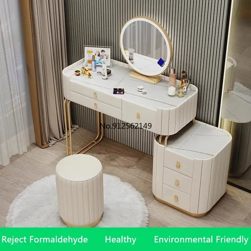 Modern Vanity Desk with Mirror Solid Wood Dresser Table with 5 Drawers for  Bedroom from Dhgate Bedroom Furniture - price 975.06