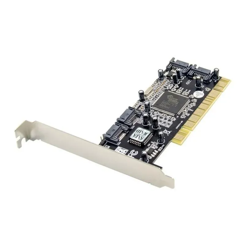 PCI To SATA Raid Card Chip Silicon SiI3114 SATA Disk Host Controller Adapter 2 Channels Expansion Converter 1500mb