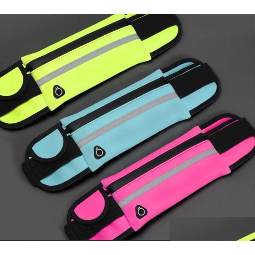 Outdoor-Taschen mit Mobiltelefonbühnen mtifunktionale Ausrüstung für Männer und Frauen Sportbeutel wasserdicht unsichtbarer TRA-dünner Mini-Gürtel.Otnmj