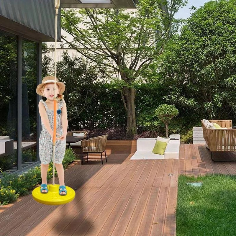 Save Big on Bulk Saucer Swing Set Saucer Swing With Stand Heavy Duty  Outdoor Disc Swing Set For Backyard Fun, Plastic Outdoor Swing Set For Safe  Play