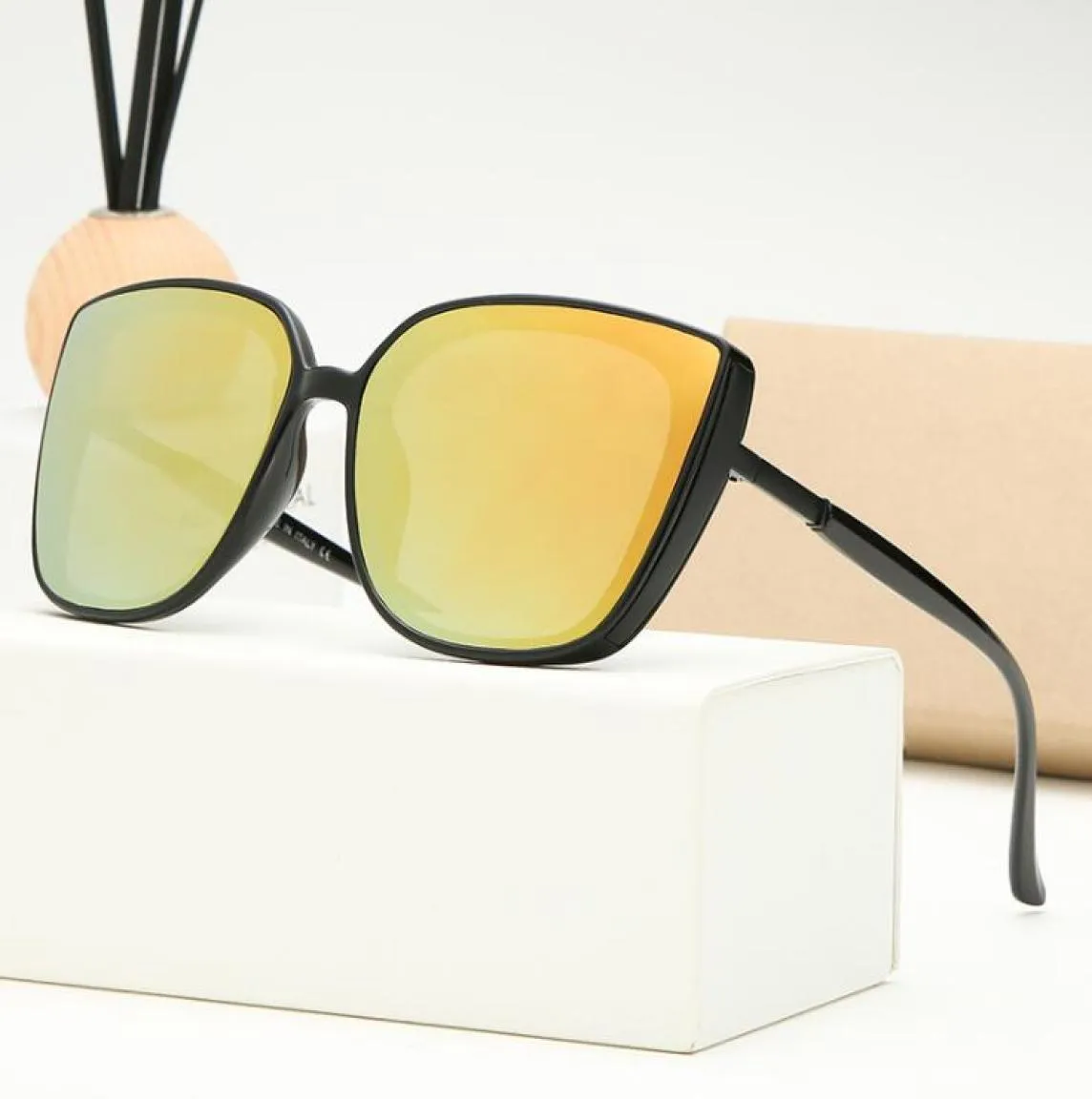 Summer Little Bee Sunglasses Fashion Sunglass Goggle Goggle Lunes 9286 UV400 7 Couleur Option haute qualité avec Box7217150