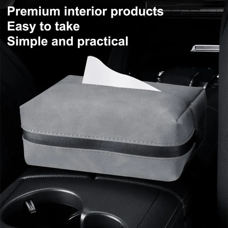 Hot Sale Leather PU Holder Square Toilet Living Room Boxes For Back Seat HD 1080P Mini Camera IR Night Car Paper Tissue Box - Car Tissue Paper Box Holder, Car Tissue Paper - View #14