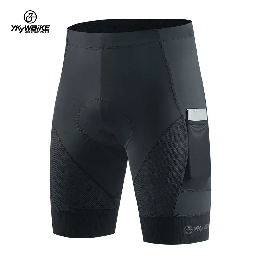 Shorts ykywbike uomini in bicicletta per ciclismo pantaloncini shock shorb shorts shorts road shorts ropa ciclismo collant 2 laterali tasca laterale