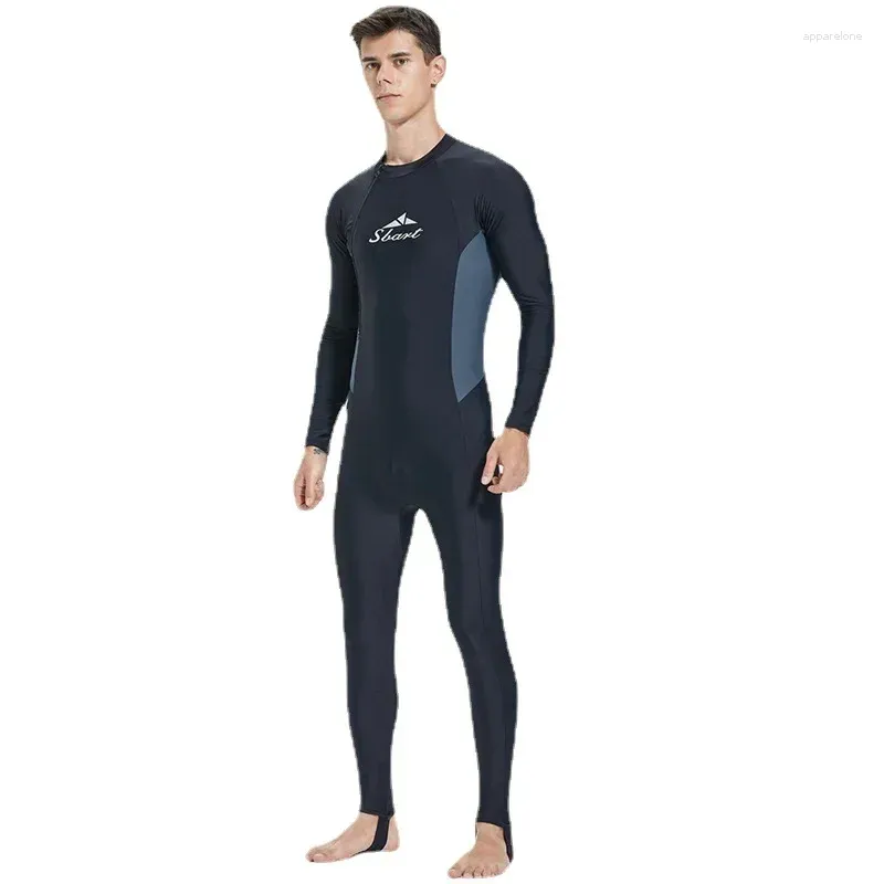 Kvinnors badkläder män lycra wetsuit dykning kostym full kropp utslag vakt manet kläder snorkling våtdräkter ett stycke kostymer