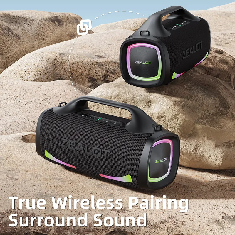 ZEALOT S-79 100W ワイヤレススピーカー Buy Zealot S79 Bluetooth Speaker Outdoor Subwoofer 100W