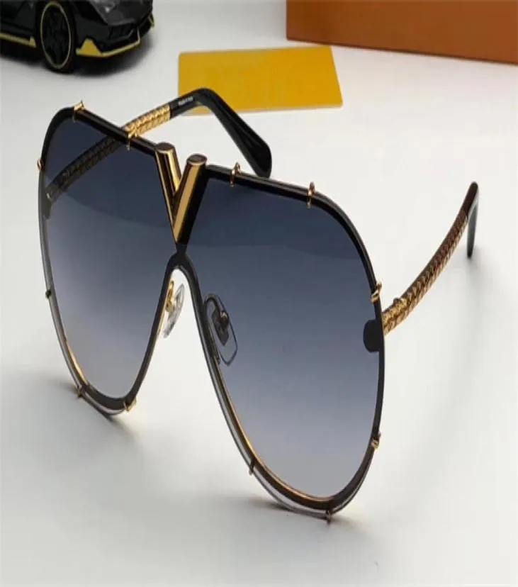 Nouvelle mode Lunettes de soleil des lunettes de soleil Style de pilotes 0897 revêtement réfléchissant sans cadre exquis Handmade Antiuv Protection OurDO1821248
