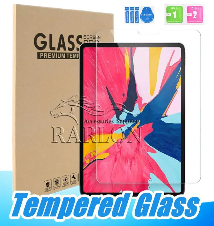 Film de protecteur d'écran transparent en verre trempé premium pour iPad Pro 97 2018 105 102 129 pouces 2019 Mini 3 4 5 6 Air avec Retai7394163 dur