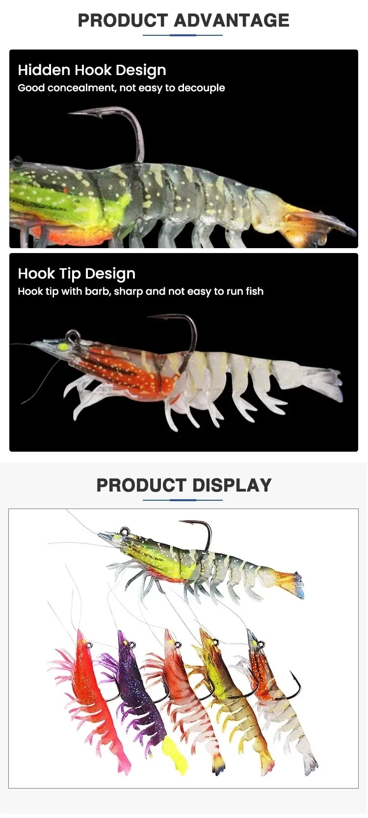 burle fishing lures BURLE Soft Plastic Fishing Lure with Pre-Rigged Head for Bass and Redfish,  from Dhgate Other Building Supplies