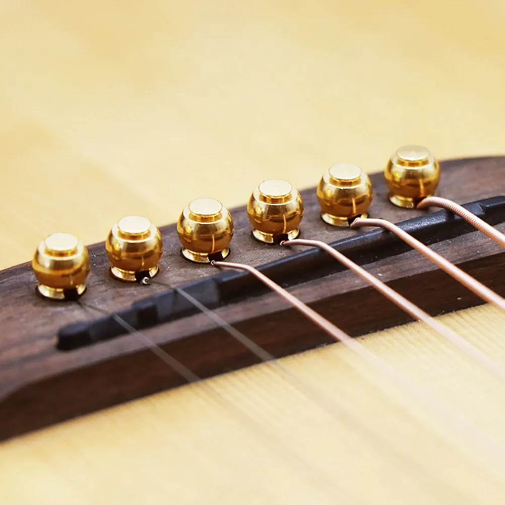 thumbnail image 2 of Aazon.co: 24pcs Guitar Bridge Pins With Bridge Pin Puller Reover 2 of 14