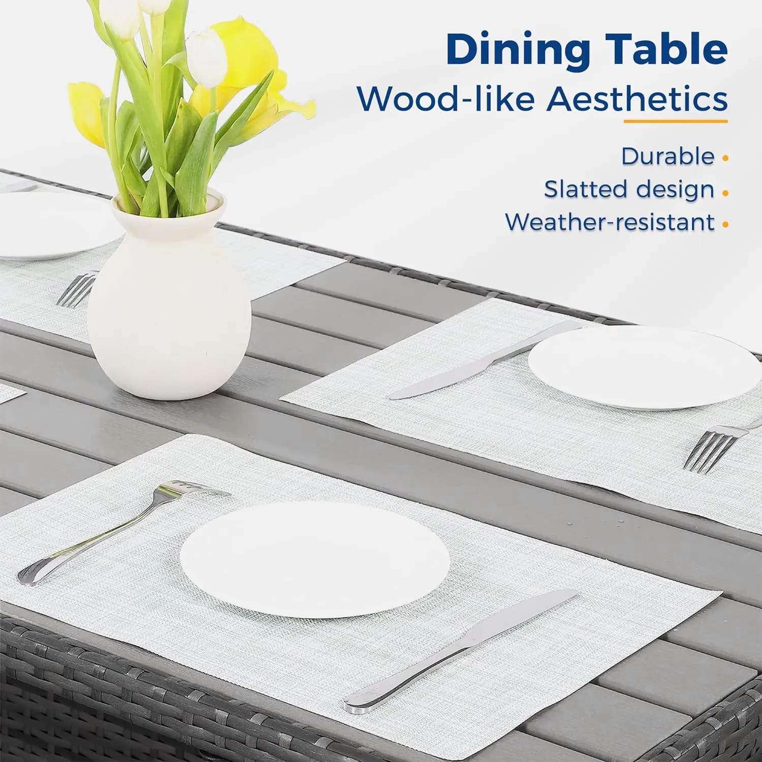 Blue Wisteria Lane Outdoor Terrace Furniture Set Out With Dining Area Sofa Dined Table And Chair From Homepro15 618.89 DHgate.Com