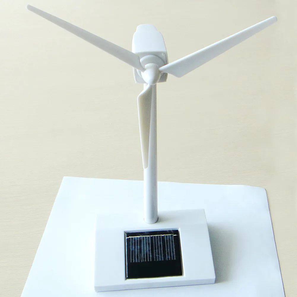 Mini Molino De Viento Solar – Juguete Educativo De Ciencia Y Decoración DIY