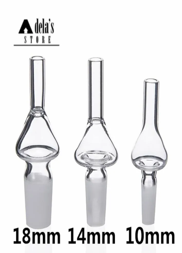 クォーツネイルドリップチップドメレス100％クォーツネイル10mm 14mm 18mm for collec set bubbler mini dab rig 1284572029