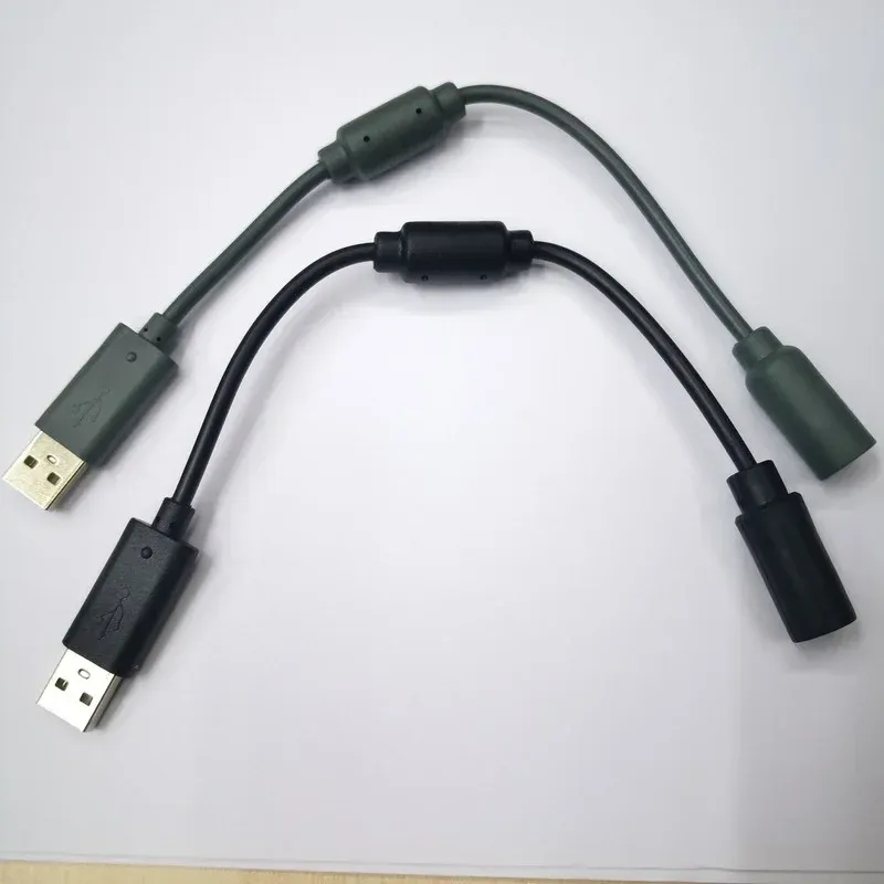 كبل فصل وحدة التحكم السلكية Lead USB لـ Xbox 360 Black Brand عالي الجودة سلكية سلكية سلك USB