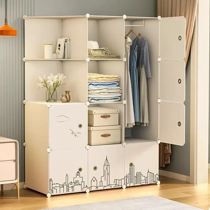 Portable wooden wardrobe designs discount
