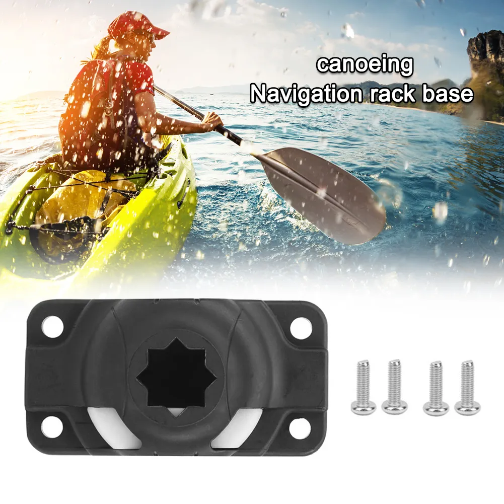 Inflatable Mount Canoe Kayak Fishing Rod Holder Mount Base Inflatable Boat Accessory ...