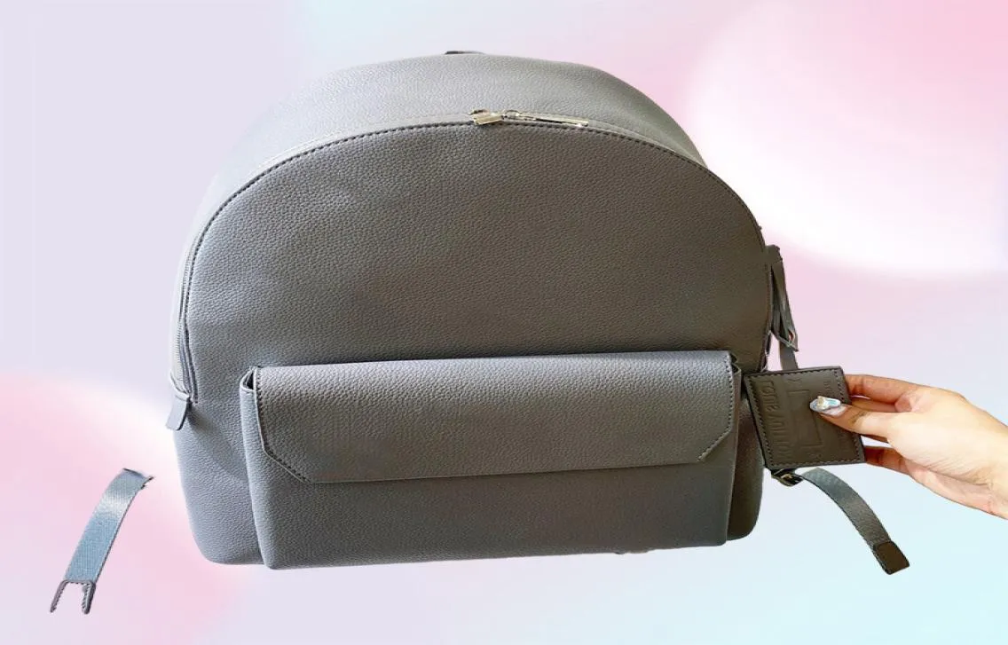 Aerograma New Backpack M57079 Designer cinza preto Laptop Bag Satchels Luxurys School com etiqueta Tag M593257715950