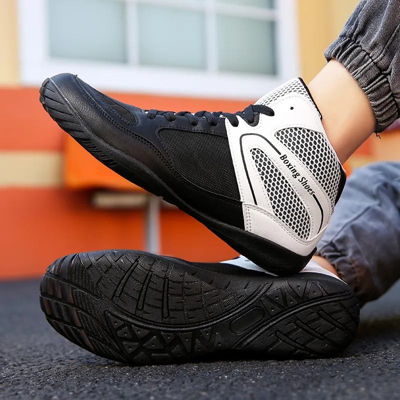 Boxing Shoes For Men Women Breathable Wrestling Sneakers