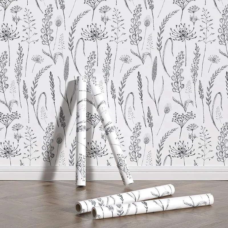 Fonds d'écran modernes Peel and Stick Imperproof Pvc Wallpaper Roule