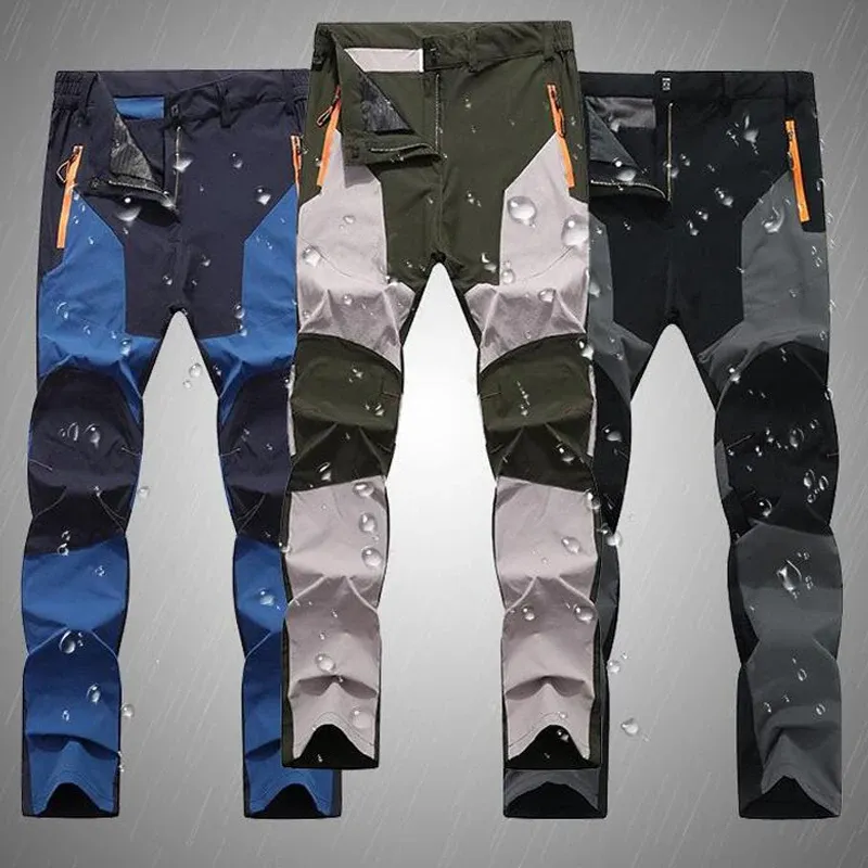 Pantalon Tactical Military Cargo Pantalon Men Swat Army Airsoft Impermétroofrpof rapide Pant sec mâle Randonnée extérieure Long pantalon plus taille 5xl