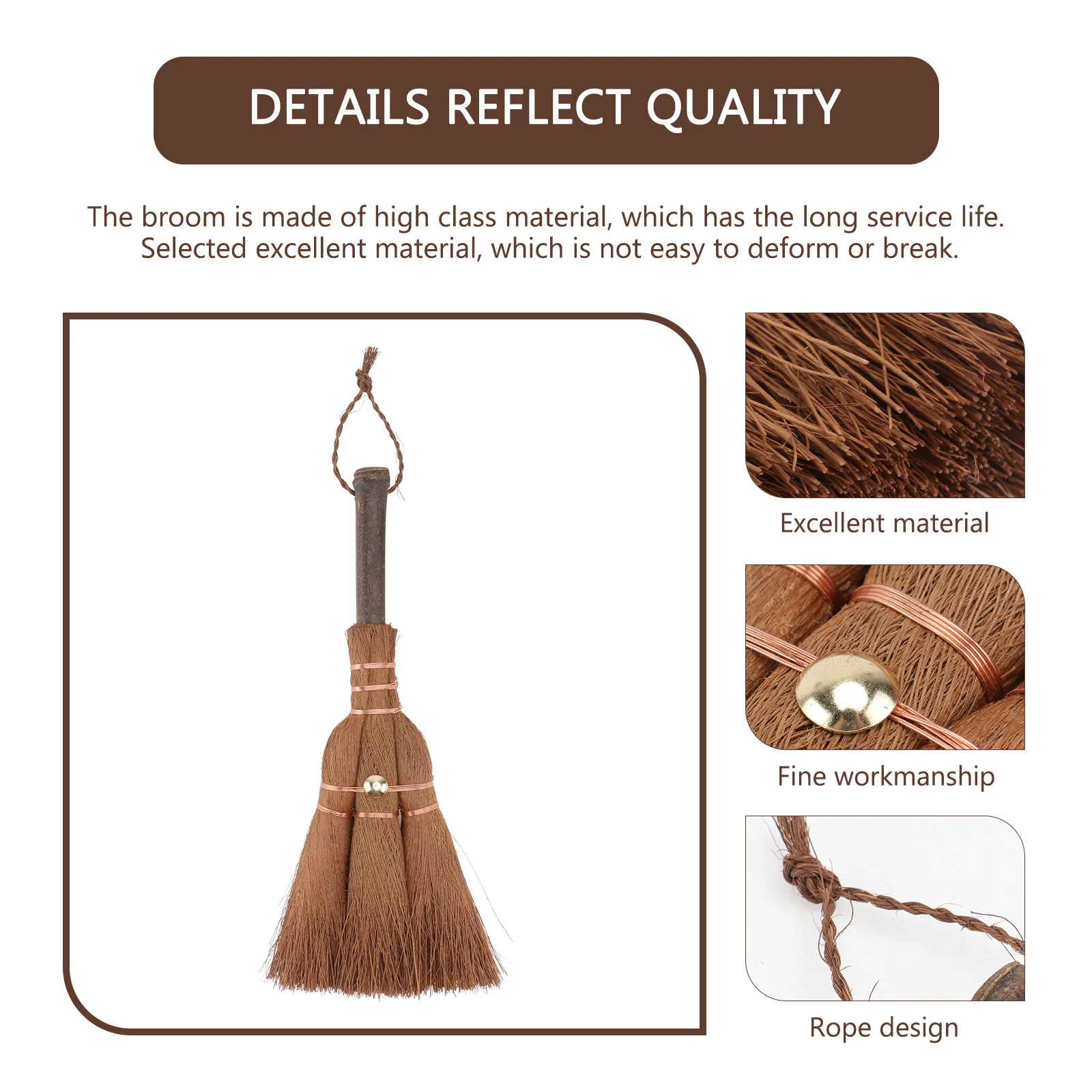 Palm Fiber Tea Ceremony Brush Household Cleaning Tool (30cm Large)-A Traditional and Timeless Solution for Gentle, Eco-Friendly, and Mindful Home Cleaning with Natural Materials