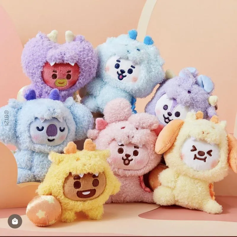 ★BT21 universe⭐︎CHIMMY⭐︎プラッシュドールセット BT21 CHIMMY 20 Universe Standing Doll Set – HALLYUMODE