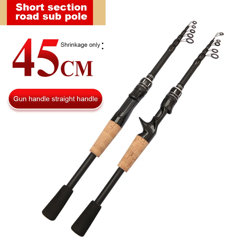 Telescopic Rod And Reel Combo: Foldable Fishing Rod, Lightweight
