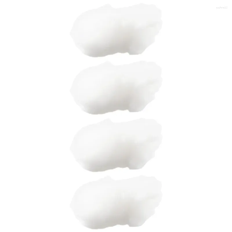 Figuras decorativas 4 PCS Simulación Decoración de la boda de la nube de algodón Simulada Hanging Clouds Ornament Escena Diseño Props Baby Home