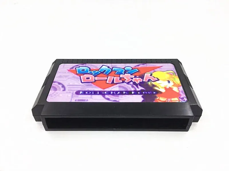 Tillbehör The Rollchan Remix 8 i 1 Game Cartridge för 60pins spelkassett för 8bit konsol