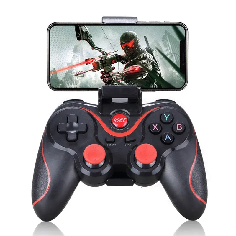 ゲームパッドゲームコントローラーX3電話用ワイヤレスBluetoothゲームパッドジョイスティックAndroid iOSモバイルゲームコントロールコンソールXiaomi用