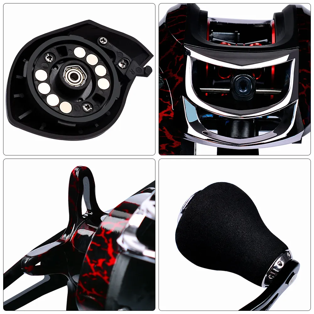 JAPAN 18+1BB Dual Brake System Baitcasting Reel 8KG Max Drag 7.1:1 High  Speed Fishing Reel for Carp Bass from Dhgate Monofilament Line - price  285.69