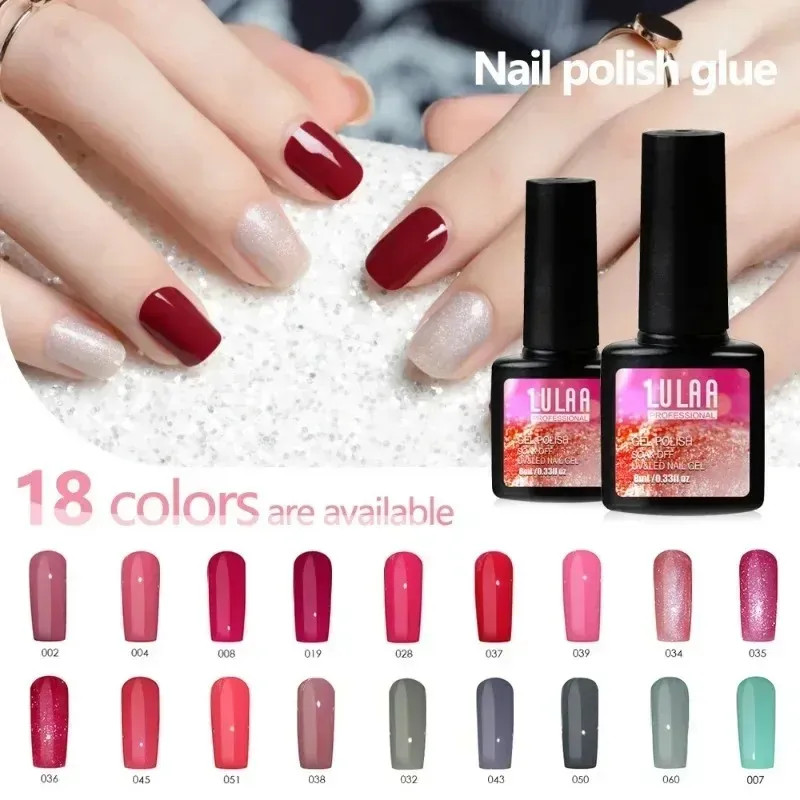 2024 Manicure Conjunto com lâmpada de seca de unhas de 36w kit de esmalte UV unhas kit de 20 cores Conjunto de polimento de gel semi -permanente Kit