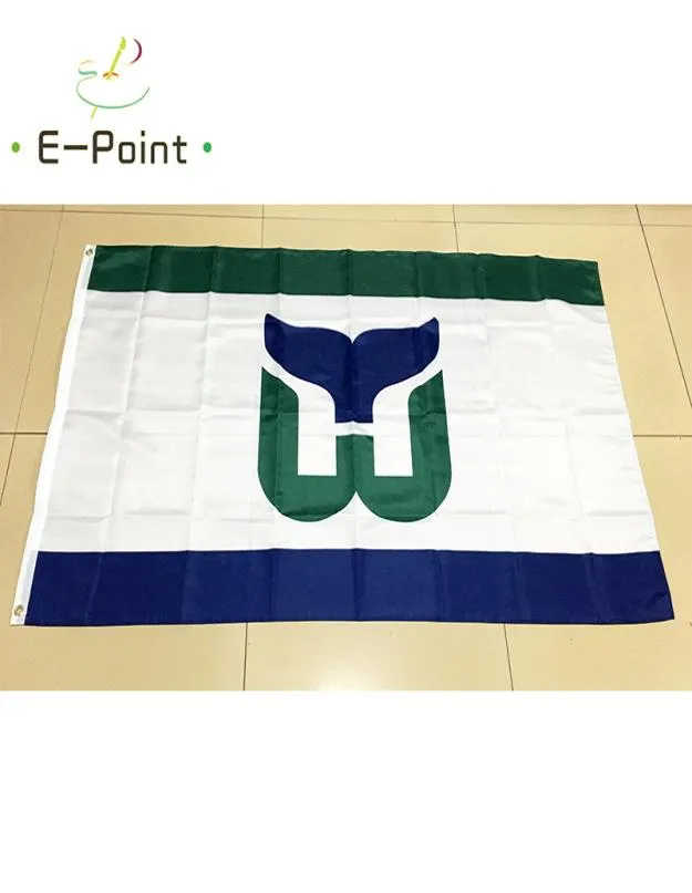 Hartford Whalers 3 stóp x 5 stóp 90cm150 cm poliester America Banner 2315104