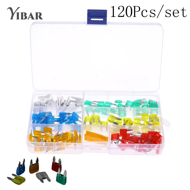 Fuse Mini Blade Set Truck FUSES Safety Car Blade Cars Accessorie Kit 120pcs Motorcycle Assortment Auto Suv 60c214a660b4b3952c03b4b8