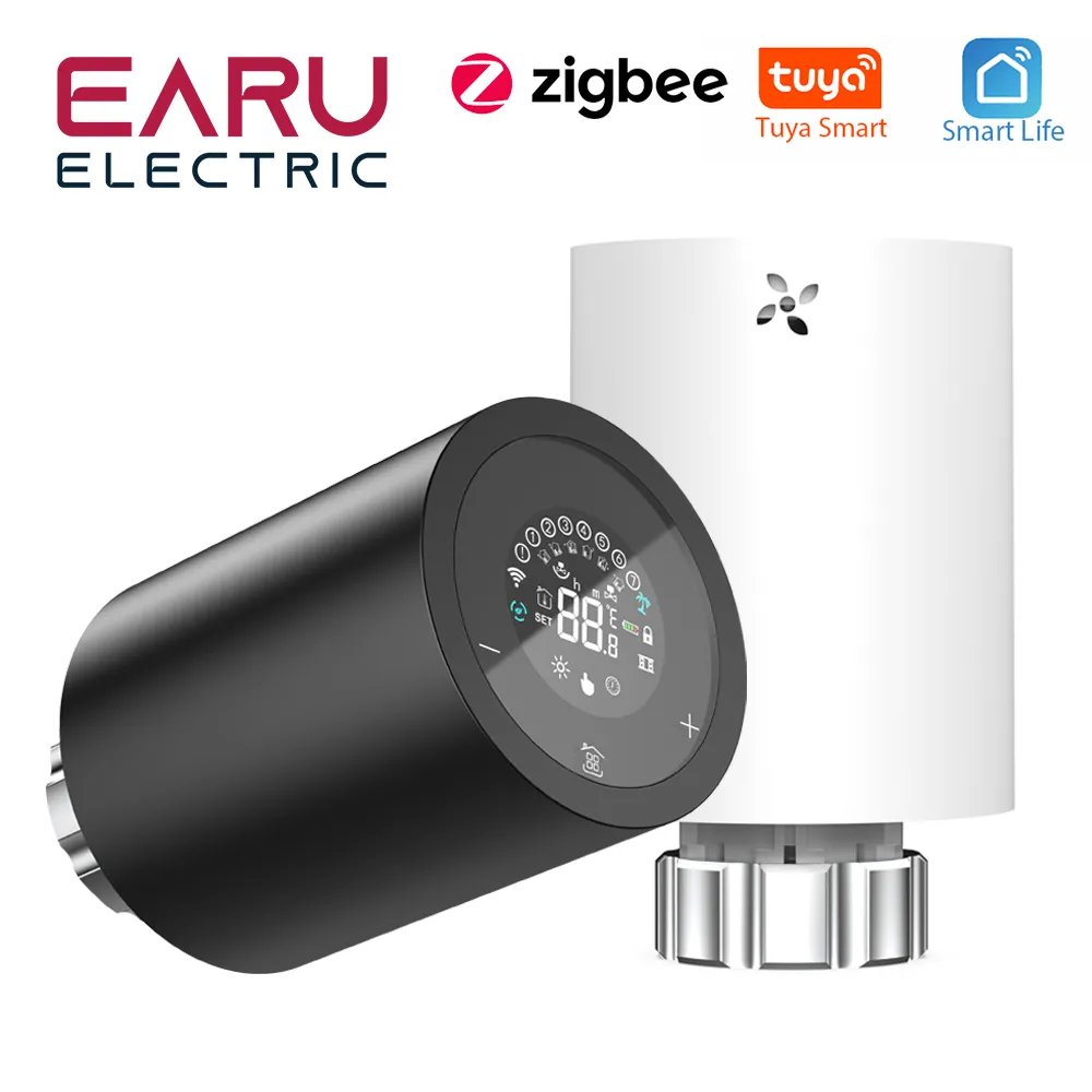 Smart ZigBee smart radiator thermostat with TRV...