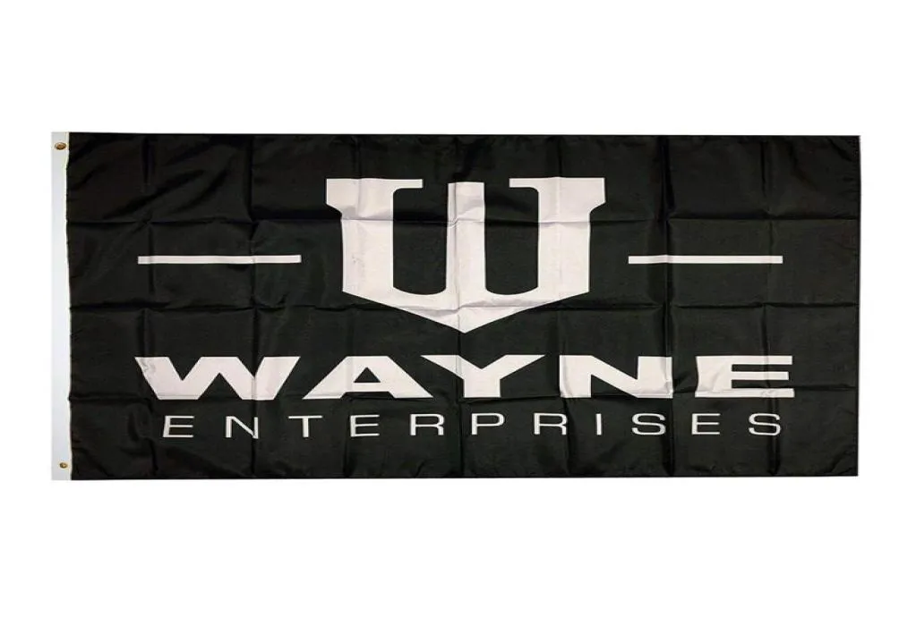 Wayne Enterprises Batman Flag Banner 3x5 feet Man Mağara Açık Bayrak 100 Tek Katman Yolday Polyester 3x5 ft Flag6001805