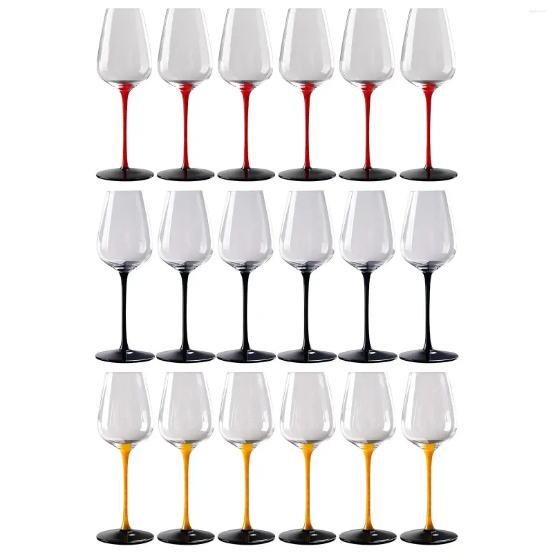 Verres à vin 6 pièces Crystal gobelet steadware butin tasse pour le mariage de la fête