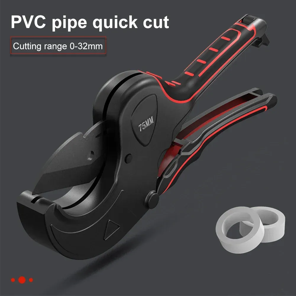 Cortador Elétrico De Tubo De Cobre 32 75mm Cortador De Tubo De Catraca  Ferramentas Manuais De Encanamento De Encanamento De Encanamento PVC/PPR De  Serviço Pesado De $109,92 | DHgate, image size:1001x1001