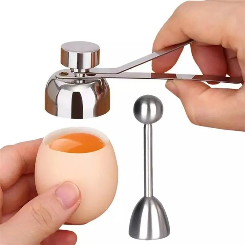 2 Pezzi Affettatrice per Uova, Multifunzionale Taglia Uova Sode, Affettatrice Uovo Filo di Taglio in Acciaio Inox, Manuale Taglia Uova ABS per Tagliare Uova Sode, Fragole, Kiwi