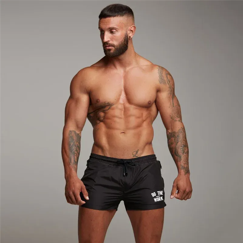 Pantalon 2023 Summer Mens Gym Training Shorts Workout Sports Shorts Running Pantals Men Slim Fit Clothing Tennis Fitness Shorts