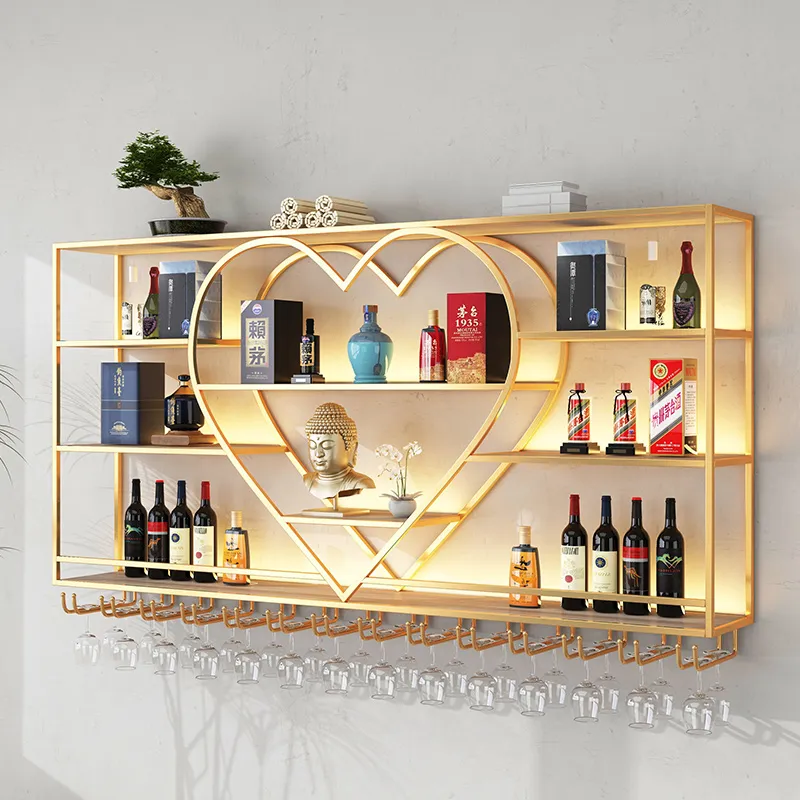 Modern Wine Cabinets: Industrial Style Drinks Cabinet Wine Rack