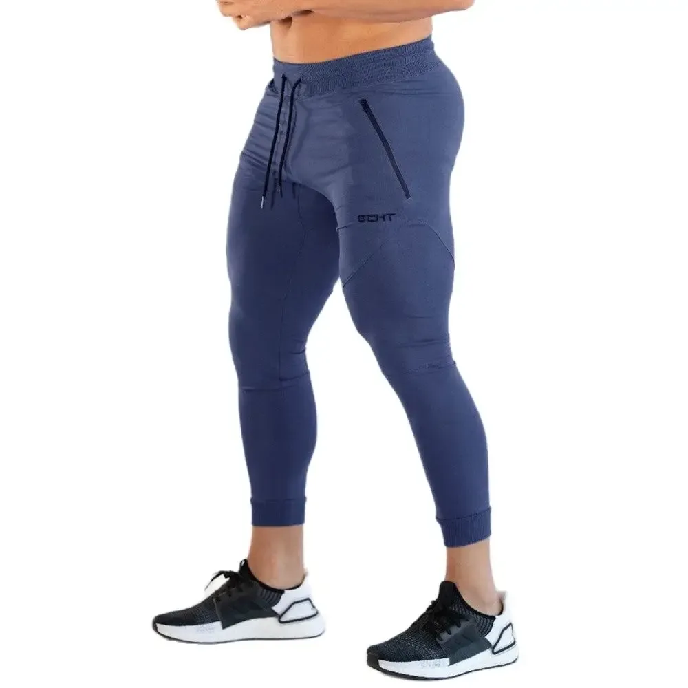 Pantalon gym skinny joggers pantalons hommes coulant un pantalon de survêtement