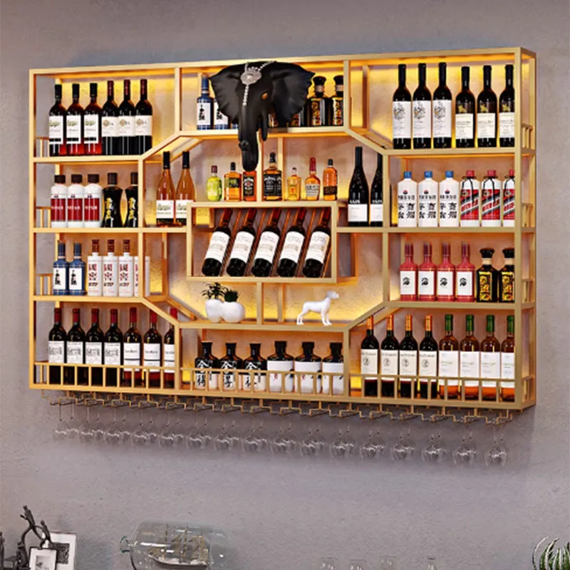 ワインラックカウンタートップ自立型6ボトル木製小型収納ラック、家庭