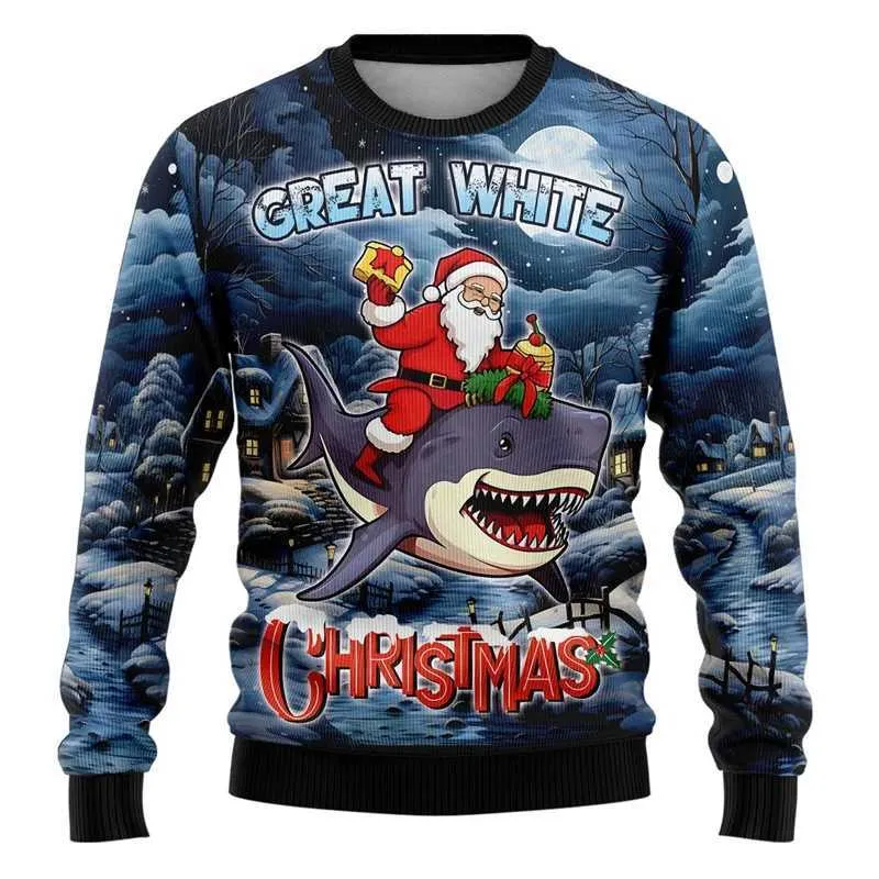 Maglione Natalizio "brutto" Da Uomo - Felpa Divertente Per Feste, Comoda E Calda