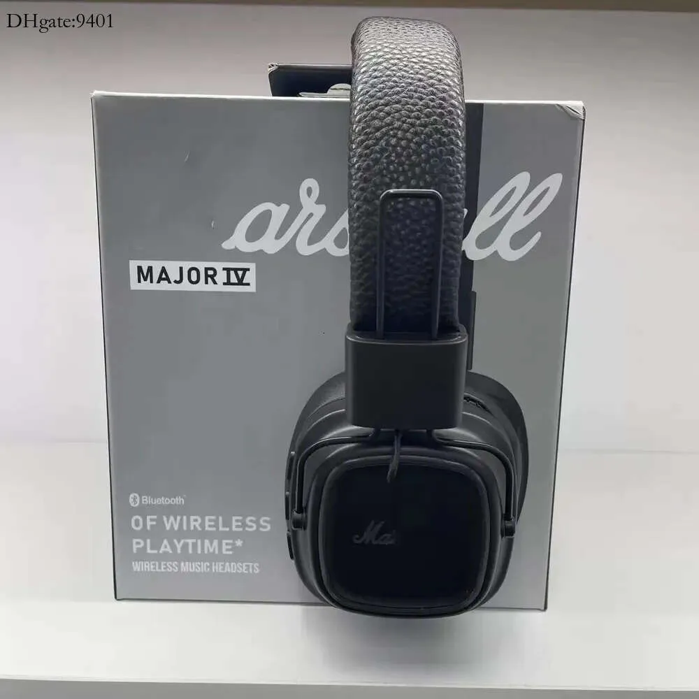 Major4 Bluetooth Marshall Kulaklık Kablosuz Kulaklıklar Kulaklık Marshall Major 4 Head Bandı Hifi Stereo Ses Oynatma Süresi