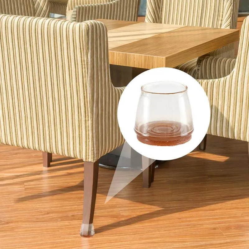 Non Slip Furniture Leg Caps Silicone Covers TPR Felt Chair Leg Protectors For Floor Protection Clear 2024 Version From Homepro18 7.2 DHgate.Com