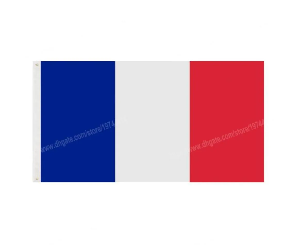 France Flag National poliester Banner Flying 90 x 150 cm 3 5 stóp flagi na całym świecie na całym świecie 8143057